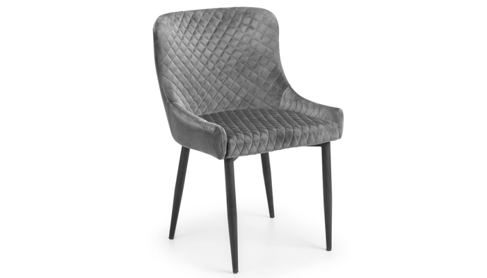Chair - Grey Velvet